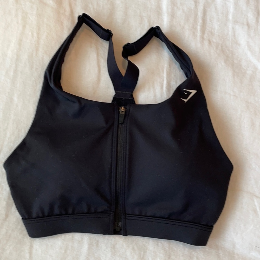 Gymshark Zip Up Training Sports Bra